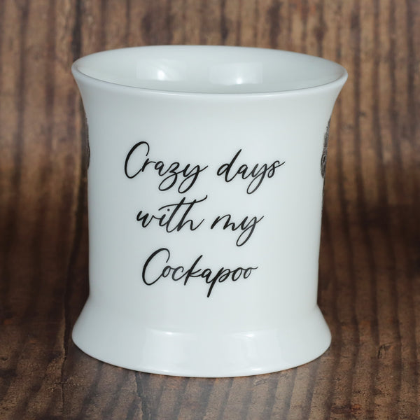 Cockapoo mug in fine bone china. Cockapoo lover gift.